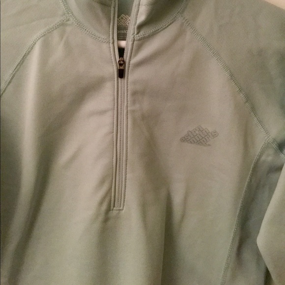 EMS Half Zip Wind Ice Blue Thermal Top - Picture 2 of 5